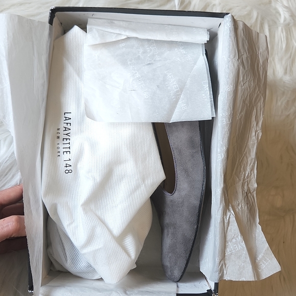 Lafayette 148 New York 'Siena' suede loafer 39 - Picture 15 of 16